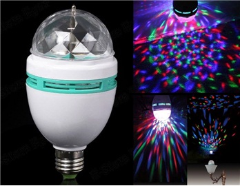 Lampu Disco Rotate Putar Full Colour - 333
