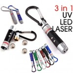 Gantungan Kunci 3in1 UV LED LASER – 453