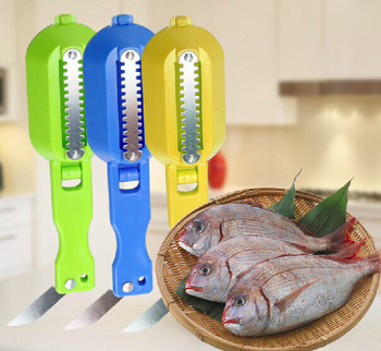 Alat Pembersih Sisik Ikan Pisau Generasi2 New Fish Scale Kitchen - 597