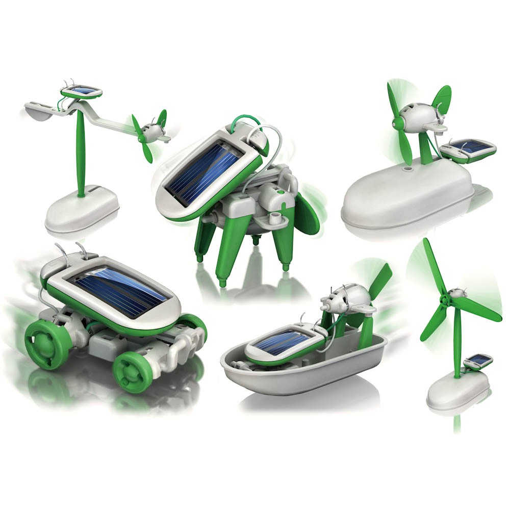 Solar Kit 6 In 1 Robot Educational Toys Mainan Edukasi Anak Kids Hobi - 710