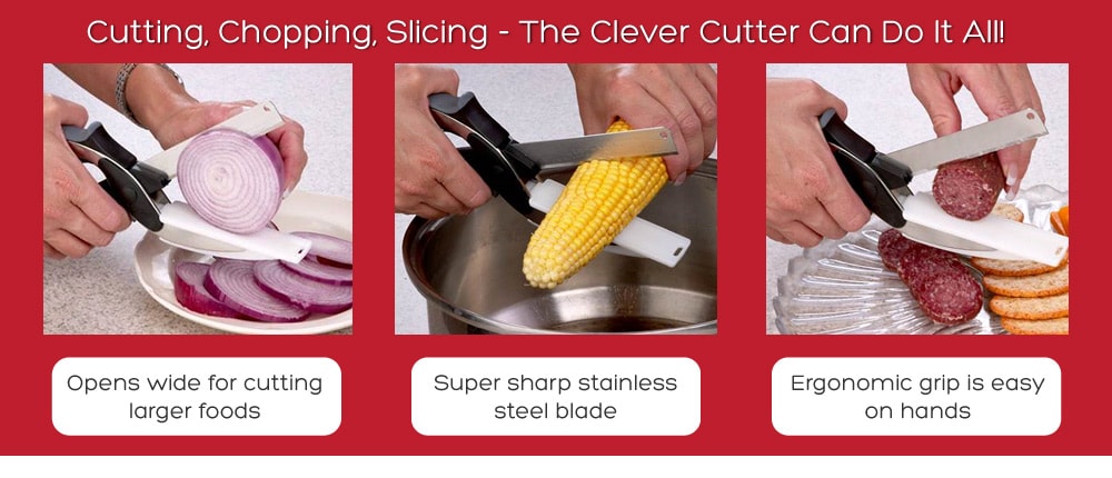 Clever Cutter Gunting Talenan Pemotong Sayur - 749