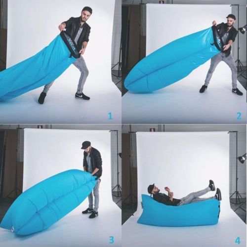 Kursi Angin Malas Lazy Air Bag Inflatable Sofa Bed Laybag Travel - 752