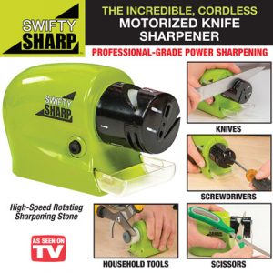 Swifty Sharp Pengasah Pisau Gunting Otomatis Elektrik Knife Sharpener – 769