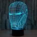 Lampu Proyektor 3D Nyala LED 7 warna Paris Tengkorak Spiderman Ironman Avengers Star Wars – 779
