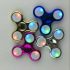 Fidget Spinner LED Metalik Chrome Nyala Lampu Mode On Off 3in1 Mainan Anak – 784
