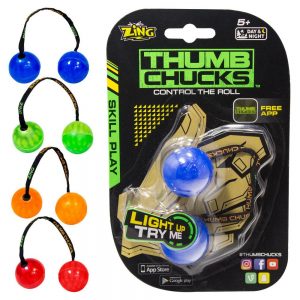 Finger Yoyo Thumb Chucks Ball Lamp New Fidget Spinner Glow In The Dark Mainan Edukasi Anak Kids Toys – 788